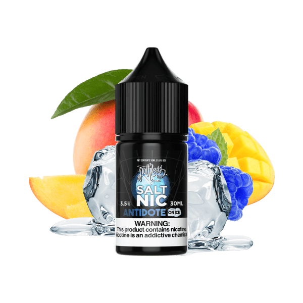 antidote on ice salt nic by ruthless vapor nicotine salt e juice
