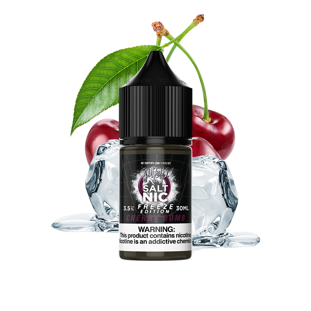 Cherry Bomb Freeze Edition Salt Nic by Ruthless Vapor | Best Vape Juice ...