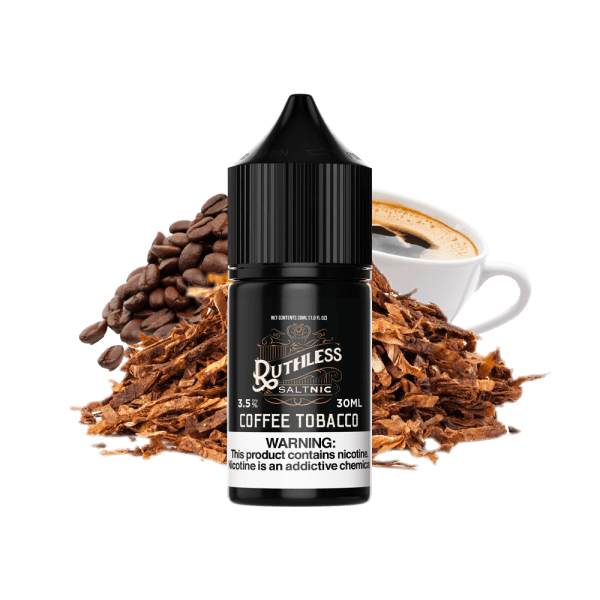 coffee tobacco salt nic by ruthless ejuice