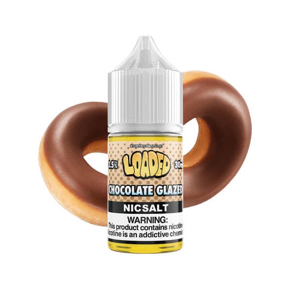 chocolate glazed nic salt by loaded ejuice